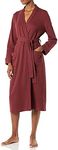 Amazon Essentials Women's Lightweight Waffle Full-Length Robe (Available in Plus Size), Rich Burgundy, X-Small