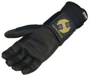 Heritage Pro 8.0 Bull Riding Gloves, Size 9, Black