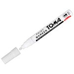 SolaDirect Marker Pen Universal Waterproof Permanent Oil Based Paint for Car Tyres, Arts & Crafts (White)