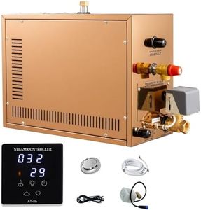 WXXSHGDW Steam Shower Generator, Steam Generator for Shower, 4.5-18KW Steam Shower Kit Complete, Stainless Steel Material, Automatic Drainage, Temperature 77~131°F(50x22x39cm/19x8.6x15in)