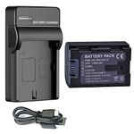 Battery and Micro USB Charger for JVC Everio GZ-E10BU, GZ-E10BUS, GZ-E10VU, GZ-E10VUS Full HD Memory Camcorder