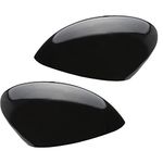 KASturbo Wing Mirror Cover Rear View Cap Fit Fiesta MK7 2008-2017 Glossy Black