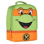 Teenage Mutant Ninja Turtles TMNT All Turtles Dual Compartment Lunch Box (Michelangelo)