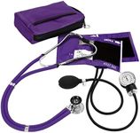 Prestige Sphygmomanometer and Stethoscope Kit with Matching Purple Carrying Case