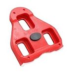 LOOK Cycle - DELTA Cycling Cleats with Memory Positioner Function - Compatible with Standard LOOK non-KEO Pedals - Reduced Weight and Size - 4,5° Angular Freedom - Colour Red