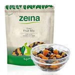 Zeina Dried Fruit Mix for Healthy Snacking with Resealable Zip (1Kg) - Mixed Vegan Sweet Fruits including Jumbo Flame Raisins, Dried Cranberries, Whole Dried Apricots, and Dried Mango