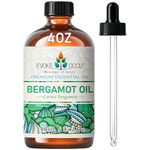 EVOKE OCCU Bergamot Essential Oil 118ml, Pure Bergamot Oil for Skin Aromatherapy Diffuser Candle Soap Making- 4 FL Oz