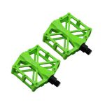 YdseozOA Bike Pedals Bicycle Aluminum Antiskid Durable Mountain Bike Pedals MTB BMX Cycling Universal Bicycle Pedals Cycling Accessory (Green)