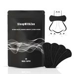 Nasal Strips for Breathing- 30 Pcs Nose Strips for Snoring Aid- Anti Snoring & Promotes Improved Airflow- Snore Stopper for Sleep- Nostril Opener Strip- Natural Snoring Aids for Men & Women