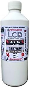 Carbusonic All-in-One Leather Dye & Sealant Light Grey - Restores Colour & Protects Interior Leather, Vinyl - Waterproof Repair Paint for Sofas, Handbags, Chairs, Shoes & Car Seats 500ml