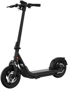 Egret X Prime E Scooter mit Straßenzulassung (max. 20 km/h), Reichweite bis 65km, große 12,5" Luftreifen, Frontfederung, Dual-Blinksystem, App Steuerung, Zuladung max. 130kg
