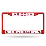 Rico Industries LPFRFBARICR NFL Arizona Cardinals Colored Chrome Plate Frame, Red