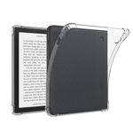 LaoShuSheng Slim Clear Case for 7" Kobo Libra 2 eReader (2021 Released,Model N418) - Ultra-Thin Lightweight Transparent Flexible Soft Back Cover (Clear)