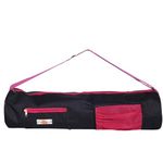 PHILLIN Yoga Mat Cover Bag with Adjustable Shoulder Strap Waterproof Yoga Mats Carry Bags fit for 4mm to 8 mm Yoga Mat for Women and Men Zipper Yoga Mat Bag for Meditation Mat