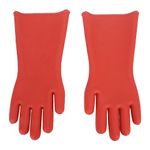 Electrical Insulated Gloves, 1 Pair 12KV High Voltage Insulating Rubber Gloves for Electrician Repair