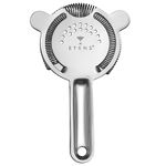 Etens Cocktail Bar Strainer for Drinks, Hawthorne Strainer for Bartender, Bartending Tools Supplier- Stainless Steel, Silver