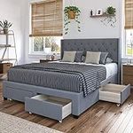 DG Casa Bardy Upholstered Panel Bed