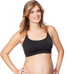 Cake Lingerie Maternity Nursing Luxury Seamless Cotton Candy Bra,Black,X-Large