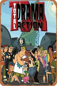 Total Drama Action Vintage Tin Signs DecorArt Home Bar Cafe Farm Room Metal Poster 8x12 Inches