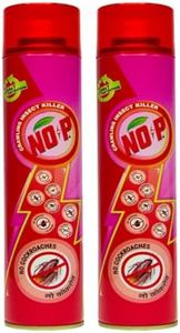 NO-P Cockroach killer spray | Crawling Insect killer spray | Instant Kill | Bedbugs, Cockroach, Ants, Spiders, Termites, Lizards, Worms, White Ants | 200ML Pack Of 2