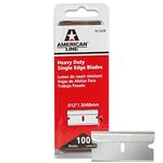 American Safety Razor 66-0448 Heavy-Duty Single Edge Razor Blades, 100-Pack