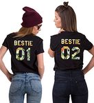 Soul Couple Bestie 01 Shirts Best Friends T-Shirts for 2 BFF Tees Matching Friends Shirts