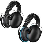 2 Pack Noise Reduction Safety Earmuffs SNR 35dB Noise Cancelling Ear Protection