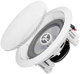 OSD Audio 6.5” Weatherproof in-Ceiling Speaker Pair - Indoor/Outdoor Stereo – ICE600WRS