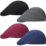 4 Pieces Men's Flat Cap Gatsby News