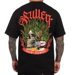 Sullen Men's Barley Skull Standard Black Short Sleeve T Shirt 3XL