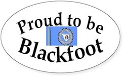 CafePress Blackfoot Oval Sticker Ov
