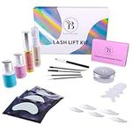 Lash Lift Kit, Beginner/Professional Eyelash Perming Kit, Safe & Effective Eyelash Lift Kit - Lasts 6-8 Weeks, At Home Lash Lift Kit with 15 Applications, DIY Lash Perm Kit + Instructions