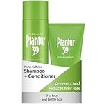 Plantur 39 Caffeine Shampoo and Conditioner Set Prevents and Reduces Hair Loss | For Fine Brittle Hair | Unique Galenic Formula Supports Hair Growth | Set of 250ml Shampoo and 150ml Conditioner