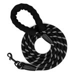 Training Leash for Dogs 10FT 15FT 30FT 50FT 100FT, Long Rope Leash for Dog, Nylon Rope Dog Leash with Comfortable Padded Handle for Large Medium Small Dogs