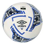 Umbro Neo Swerve Soccer Ball, White/Black/Blue, Size 4