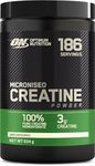 Optimum Nutrition Micronised Creatine Powder, Unflavoured Monohydrate Powder for Muscle Growth, 176 Servings, 634 g