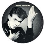 David Bowie Turntable Mat (Heroes Design) Record Slip Mat for Mixing, DJ Scratching and Home Listening - Official Merchandise