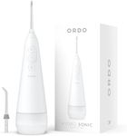 Ordo Water Flossers for Teeth Cordless, IPX7 Waterproof Oral Irrigator, 3 Pressure Settings, Portable, Rechargeable Electric Flosser, Dental Professional Recommended - White