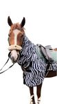 Horse fly sheet |Fly Mesh Zebra Ride On Rug for Horse Pony Lightweight Full Neck Summer Sheet