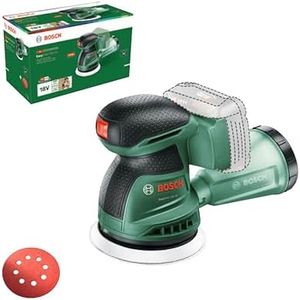 Bosch Cordless Random Orbit Sander EasyOrbit 18V-10 (Sanding on Small to Medium Wooden, Varnished and Painted Surfaces; Diameter: 125mm; 18 Volt System; Without Battery)