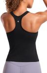 CRZ YOGA Seamless Ribbed Womens Tan