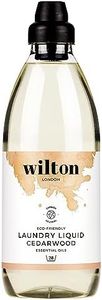 Wilton London Eco Friendly Cedarwood Laundry Liquid 28 Washes - Non-Bio - Plant-based Biodegradable Laundry Detergent - Packed with Essential Oils - Made in UK - 1 Litre