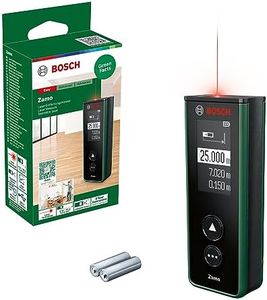 Bosch Laser Measure Zamo 4th gen. (Easy & Precise Measurement up to 25m, Rechargeable Batteries via USB-C®, with Attachment Function, in Cardboard Box)