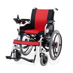 EVOX Electric Wheelchair automatic WC101, Electric & Manual, Weight Bearing Capacity -100kg | Lithium Ion Battery(20Ah), 20-25km per charge, For Elderly and Specially-abled, 1 Year Warranty, Best After Sale Service