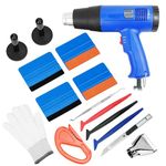CARTINTS GUGUGI Professional Vinyl Wrap Tool Kit for Glass Protective Film Installing Window Tint Application Including Heat Gun, Squeegees, Vinyl Magnet, Work Gloves, Vinyl Knife, Utility Knife