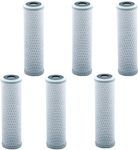 Lake Industries Universal 10 inch Carbon Block Water Filter Cartridge - Replacement CTO Water Purifier Filter, Activated Carbon (NSF 42 Certified) (6)