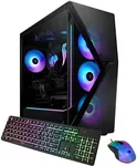 iBUYPOWER Slate MESH Gaming PC Desktop Computer AMD Ryzen 9 9900X CPU, NVIDIA GeForce RTX 5070Ti 16GB GPU, 32GB DDR5 RGB 5200MHz RAM, 2TB NVMe SSD, Windows 11 Home, Keyboard and Mouse - SMA9N57T01
