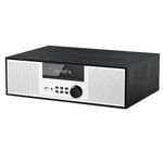 Retro Style Micro Shelf System 40W RMS with CD Player, Bluetooth, USB Playback, FM Radio, AUX-Input, 2-Way Music Crisp-Sound, DSP-Tech (TB-816B)