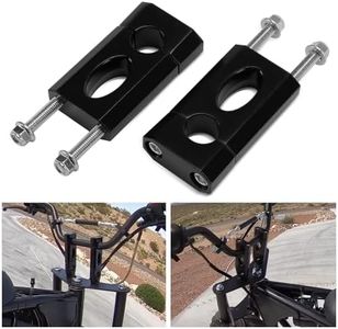 7/8" Handlebar Risers - 7/8" 22 mm Handlebar Mount Clamp Risers for Coleman Bt200x Ct200 SSR125 Razor MX350 MX650 Dirt Pit Bike 50cc 70cc 90cc 110cc XR/CRF Motocycle Dirt Pit Bike Mini Bike,Black