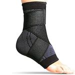 SONGQEE Ankle Support Brace for Ligament Damage Sprain Ankle, Adjustable Ankle Brace for Men Women for Plantar Fasciitis Support, Achilles Tendonitis Pain Relief, Heel Support Ankle Sport Protect